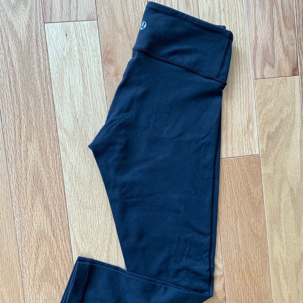 Lululemon Wunder Under Crops - Black
